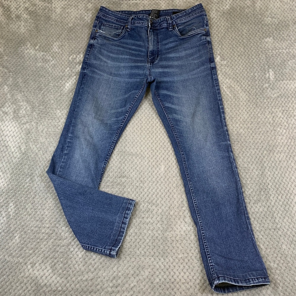 The Perfect Jean NYC Slim Fit Blue Denim Jeans 34x32 JU9T1NKNT32